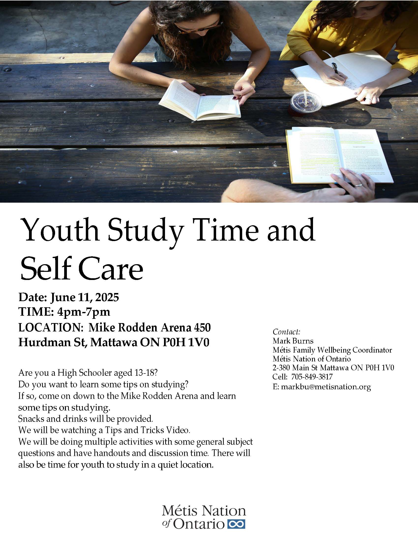 Event image Study Time and Self Care