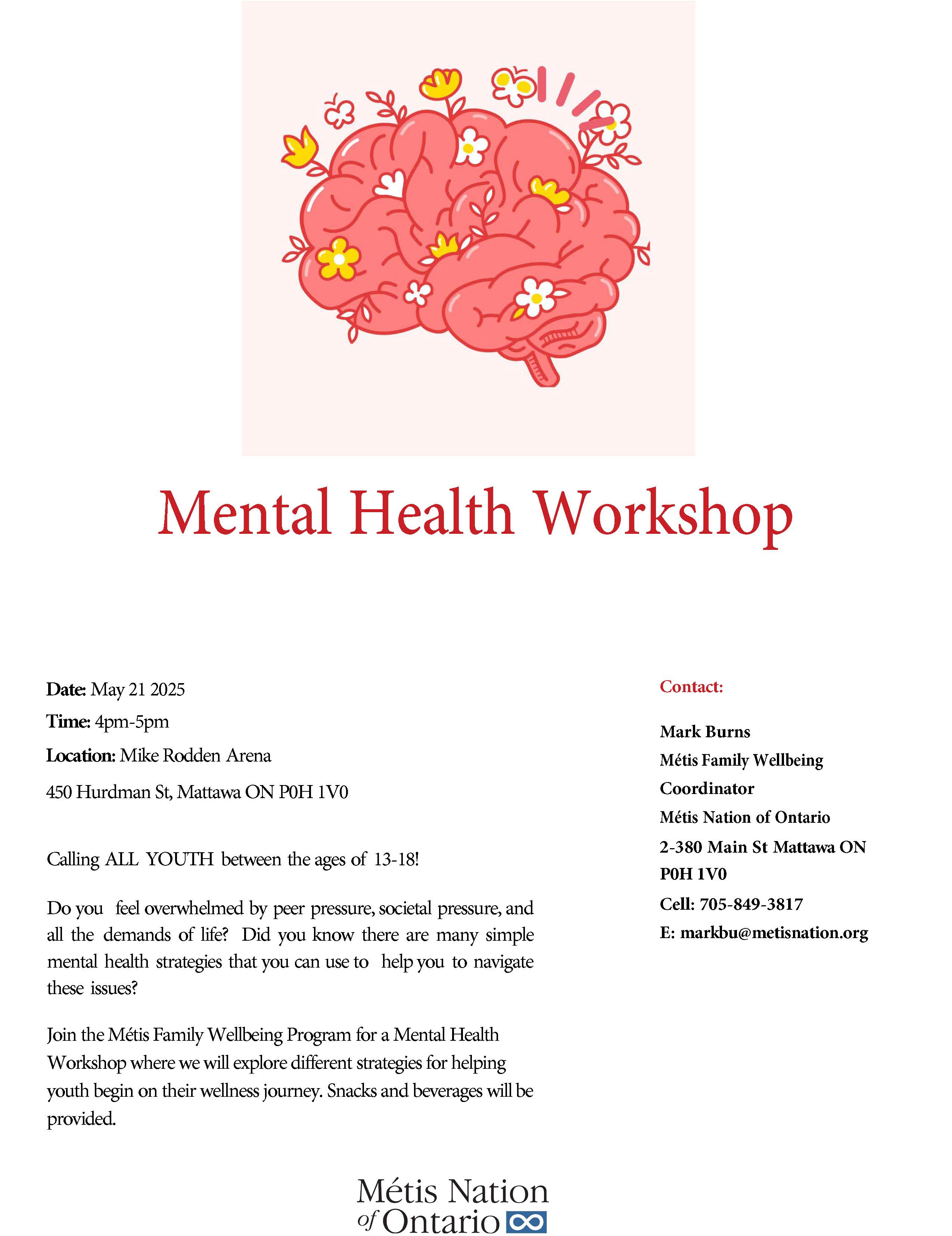 Event image Mental Health Workshop