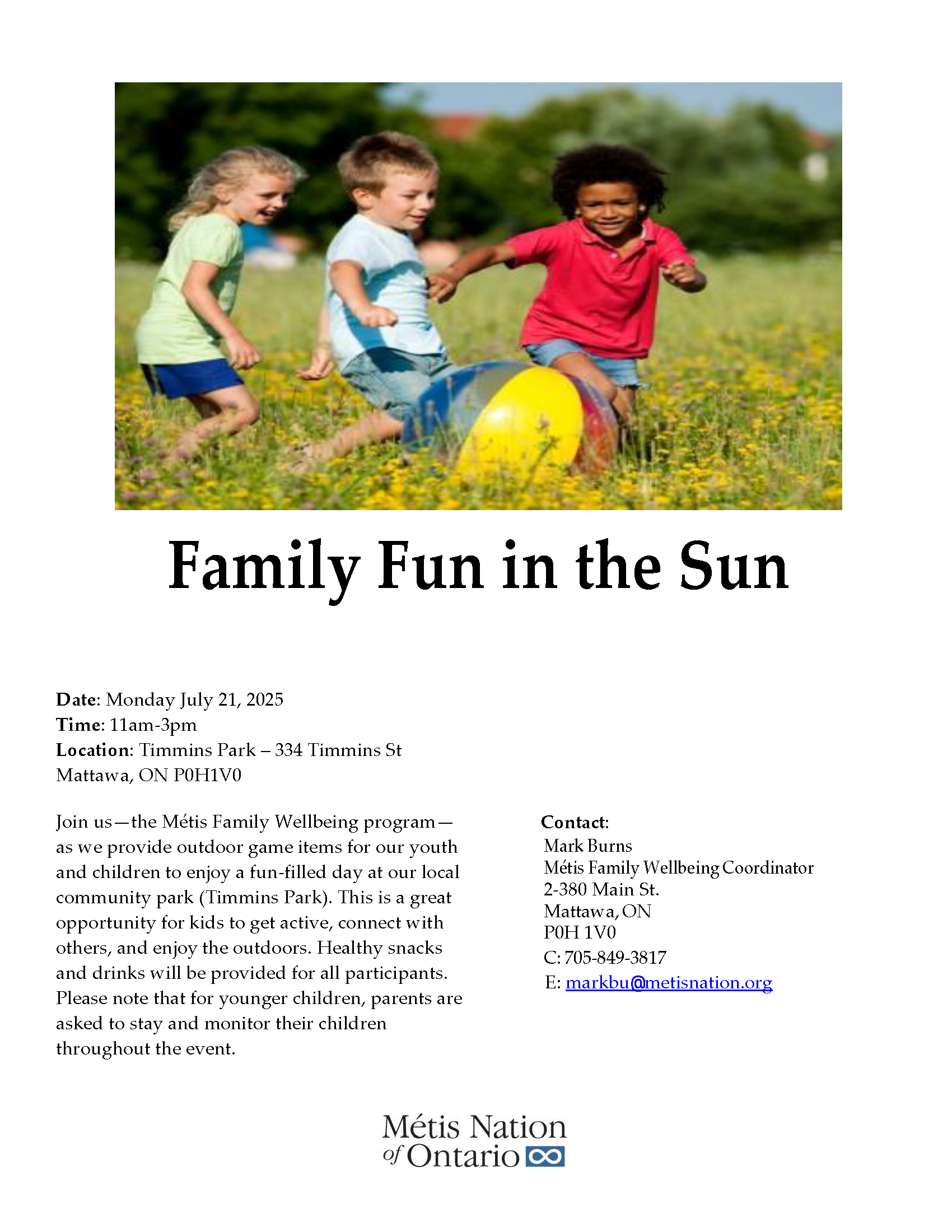 Event image Family Fun in the Sun