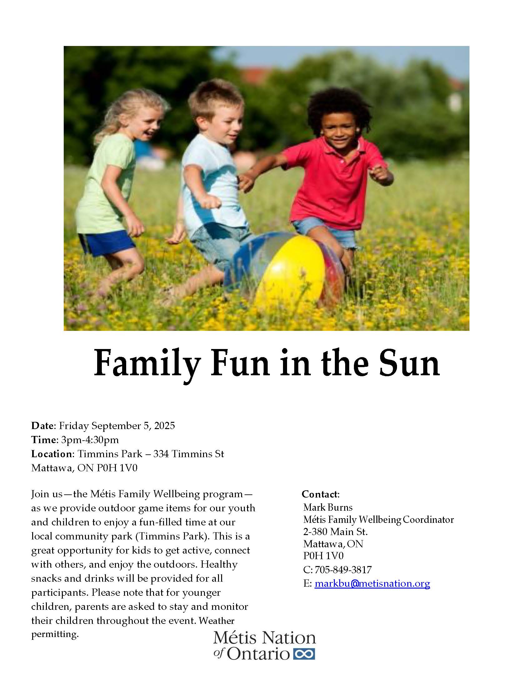 Event image Family Fun in the Sun