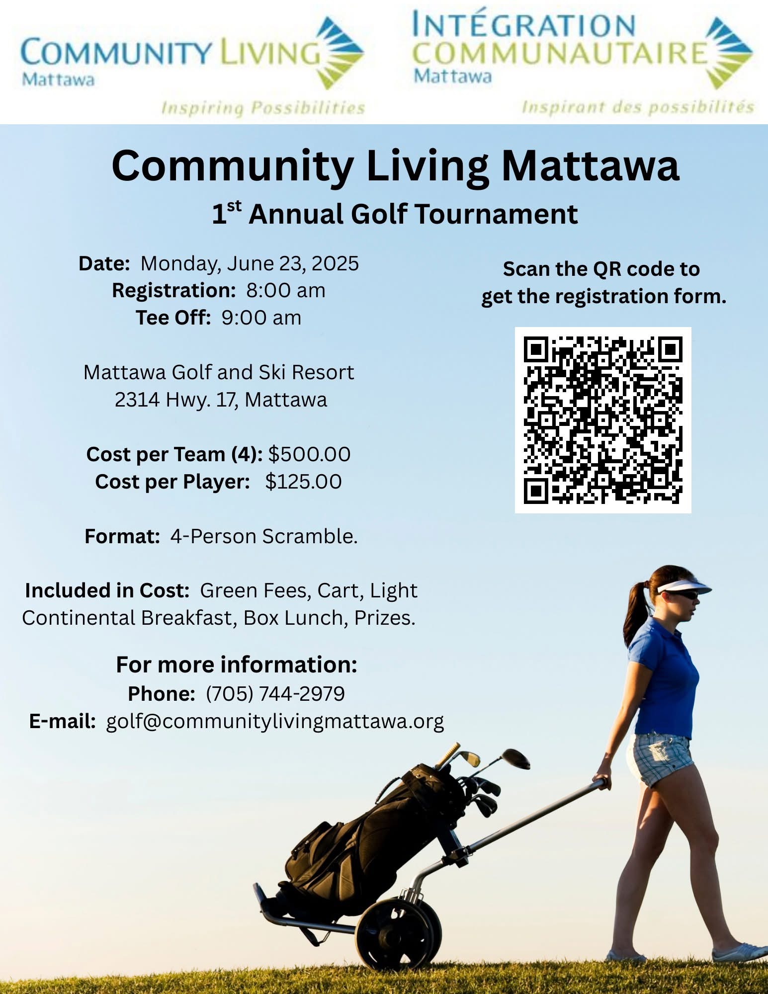 Event image Community Living Mattawa 1st Annual Golf Tournamen