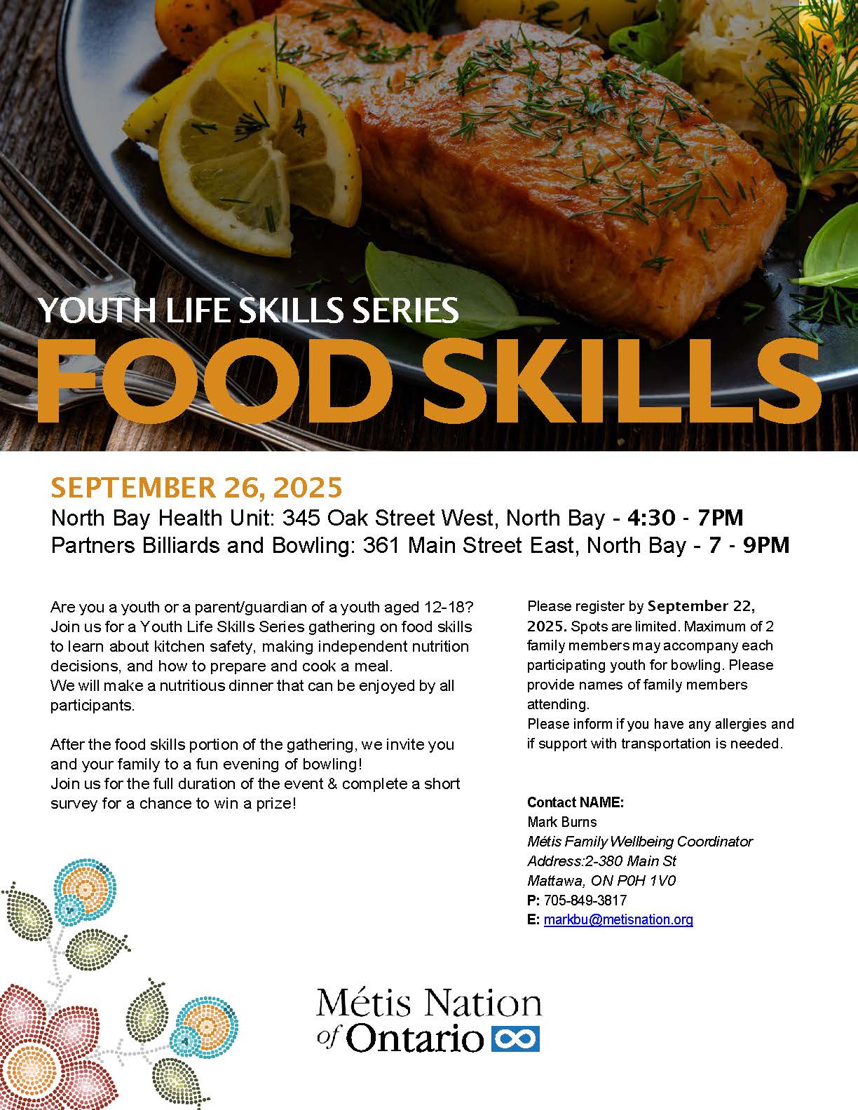Event image Youth Life Skills Series - Food Skills