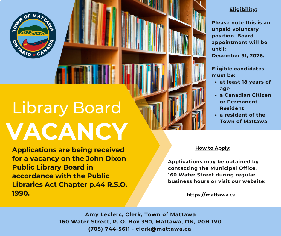 Library Board Vacancy 
